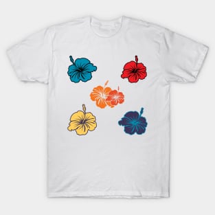 Colorful Hibiscus T-Shirt